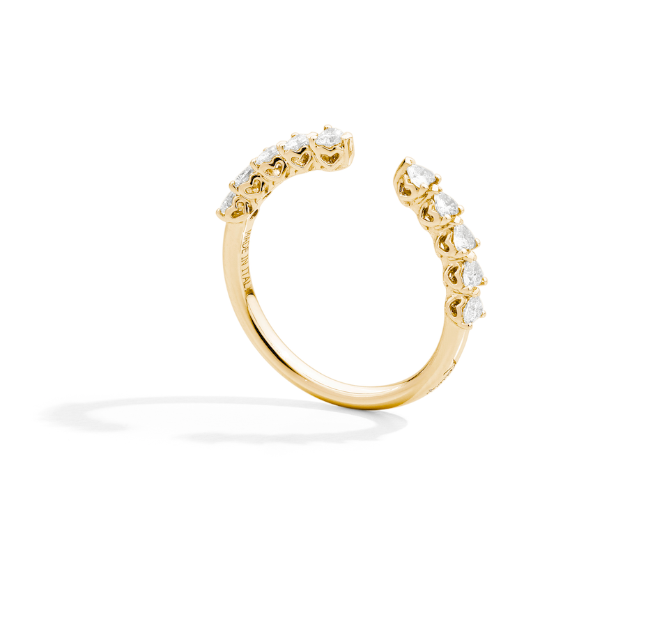 Recarlo More 18ct Yellow Gold 0.50ct Diamond Ring REC-169 Image 2
