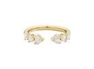 Recarlo More 18ct Yellow Gold 0.88ct Diamond Ring REC-161 Image 1