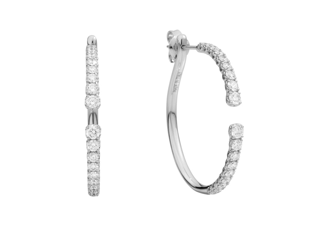 Recarlo More 18ct Yellow Gold 1.53ct Diamond Earrings REC-114 Image 1