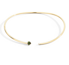 Recarlo More 18ct Yellow Gold Green Tourmaline and Diamond Necklace REC-122 Image 1