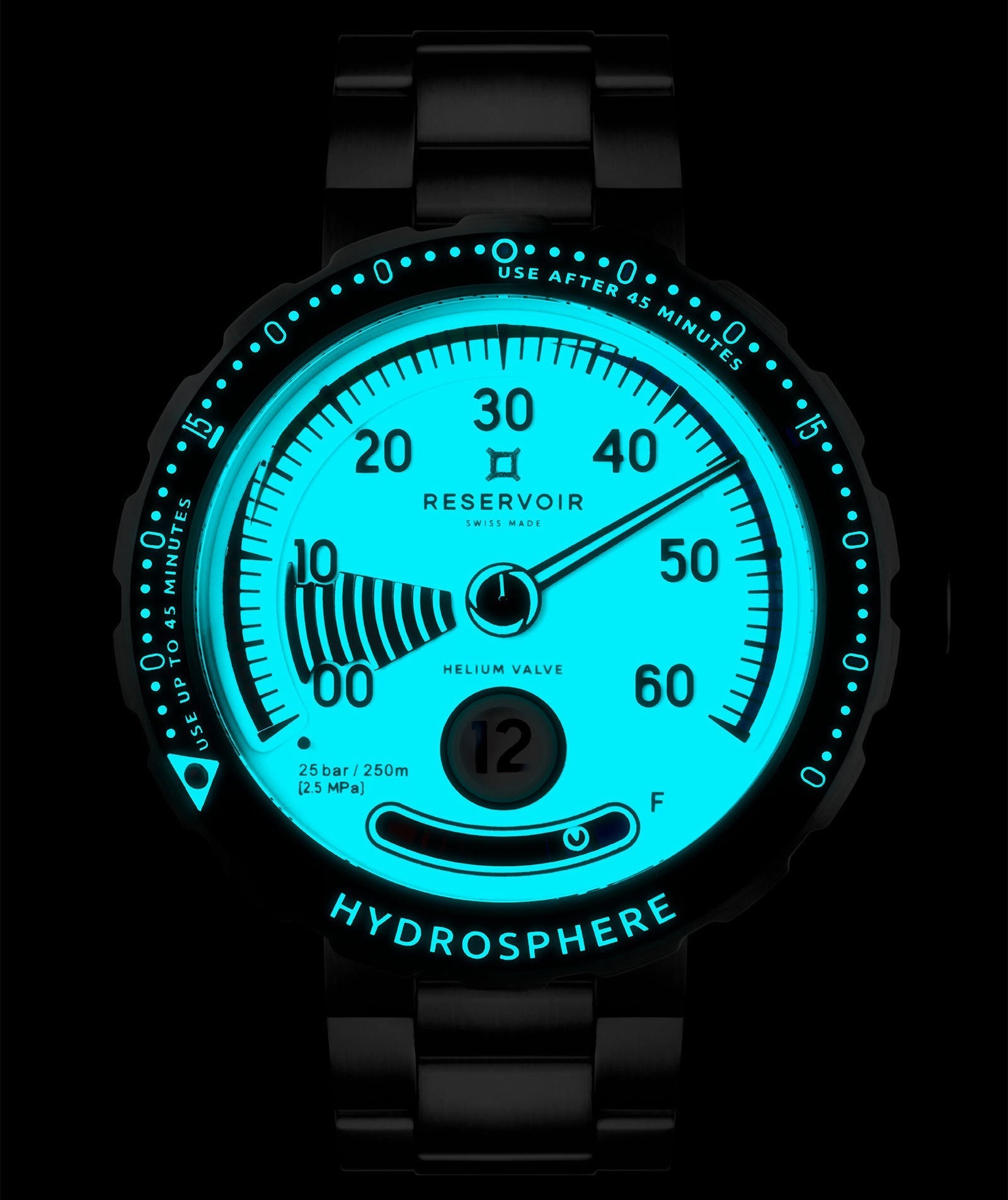 Reservoir Hydrosphere Air Gauge Bracelet Watch RSV03.HY/130-21.AG Image 4