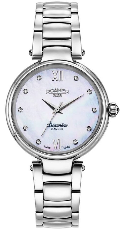 Roamer Dreamline White MOP Diamond Watch 857847 41 29 50 Image 1