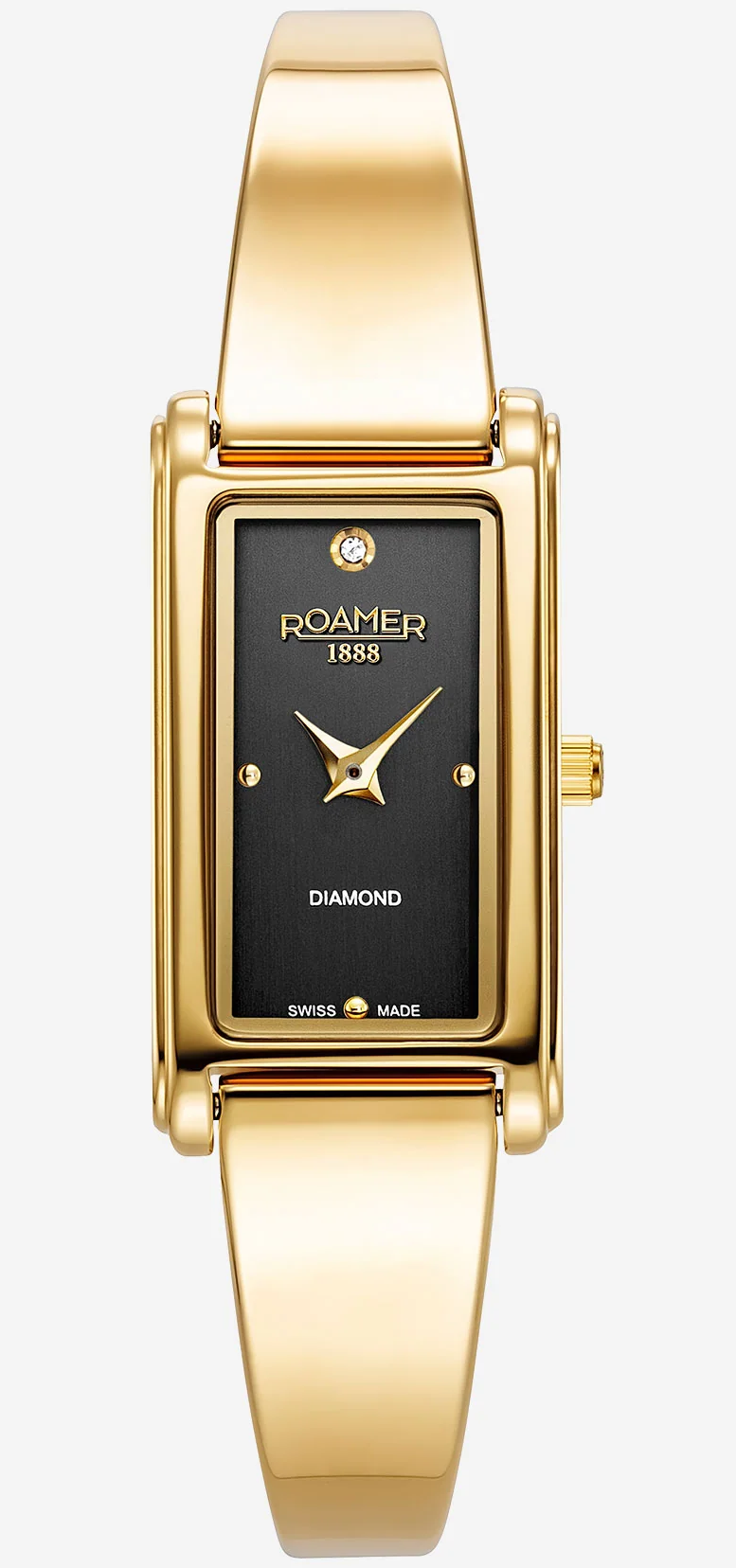 Roamer Elegance Diamond Black Watch 866845 48 55 20 Image 1