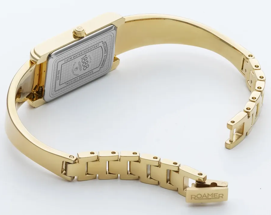 Roamer Elegance Diamond Champagne Watch 866845 48 35 20 Image 2