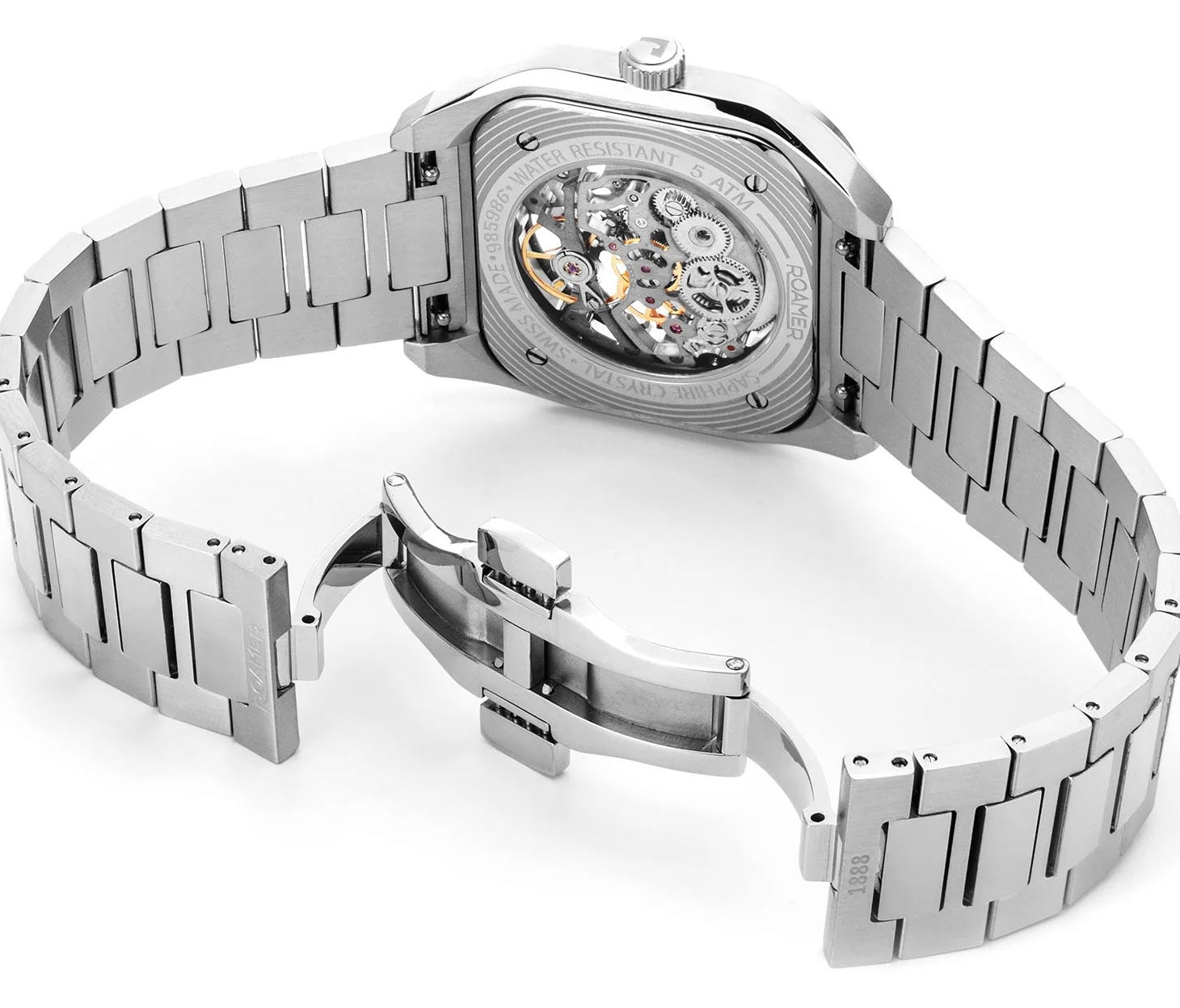 Roamer Mechano Black Skeleton Watch 985986 41 85 20 Image 7