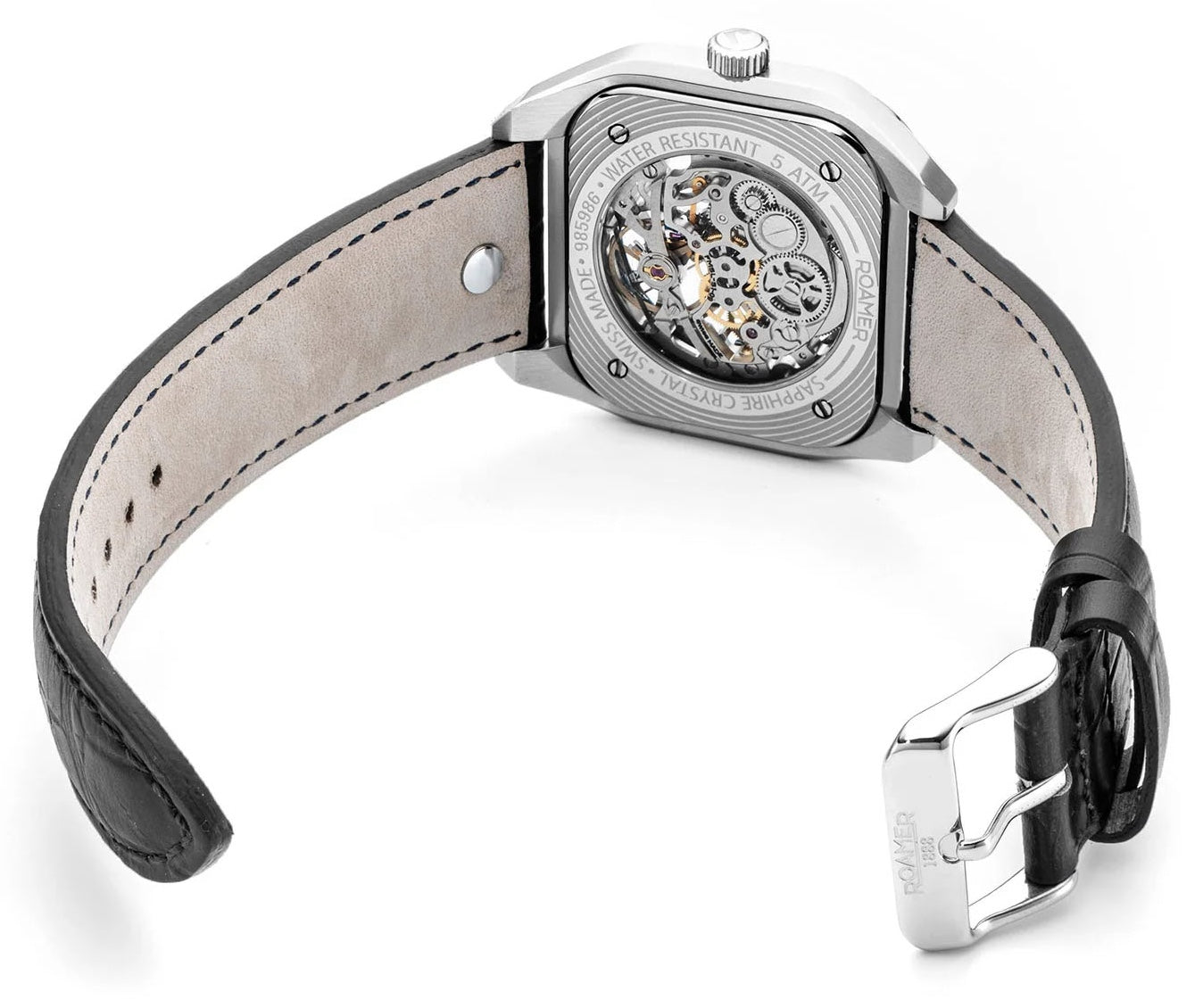 Roamer Mechano Black Skeleton Watch 985986 41 85 20 Image 8