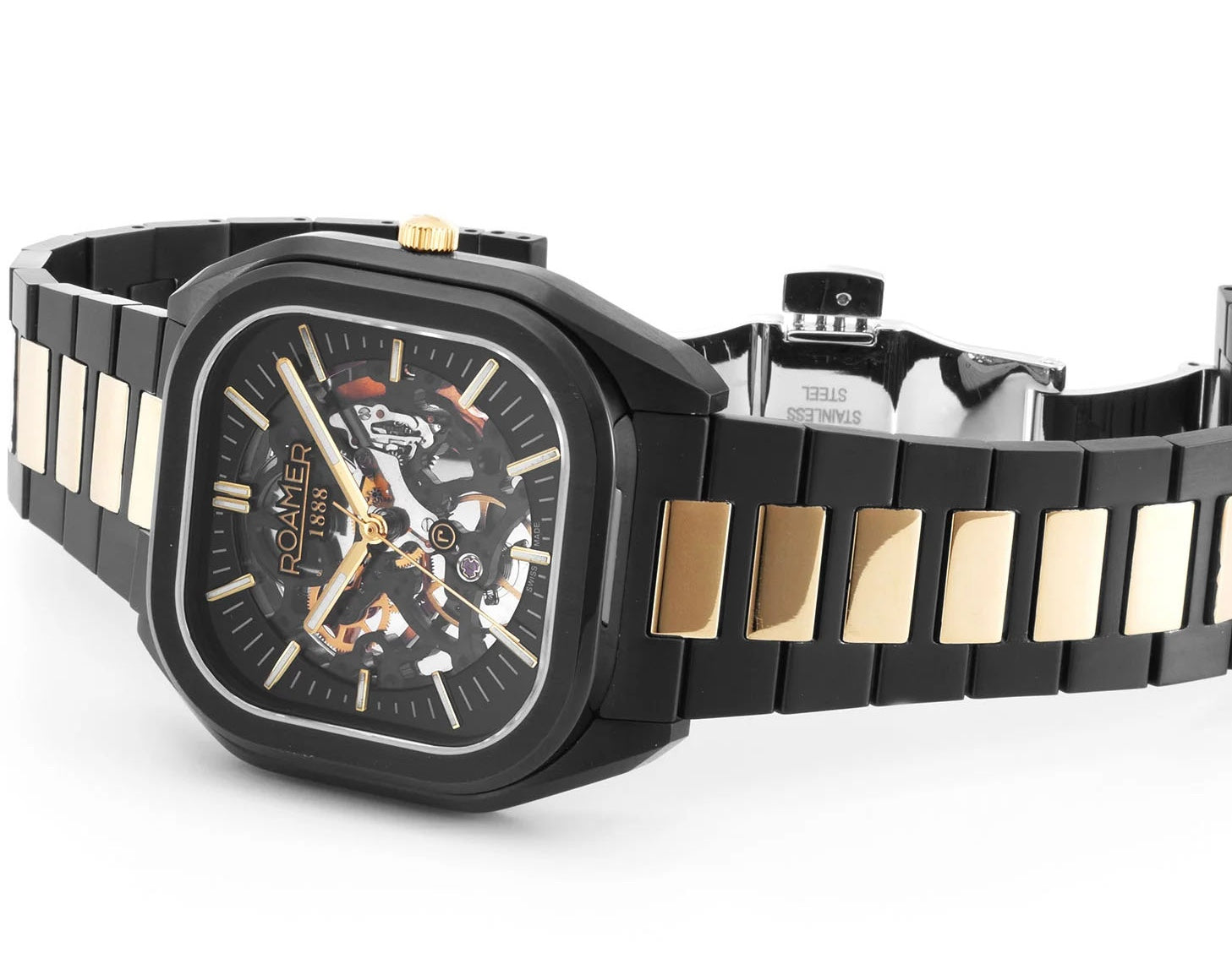 Roamer Mechano Black Skeleton Watch 985986 45 85 20 Image 5