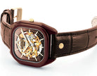 Roamer Mechano Brown Skeleton Watch 985986 43 65 20 Image 4