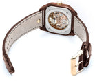 Roamer Mechano Brown Skeleton Watch 985986 43 65 20 Image 8