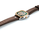 Roamer Mechano Green Skeleton Watch 985986 49 75 20 Image 7