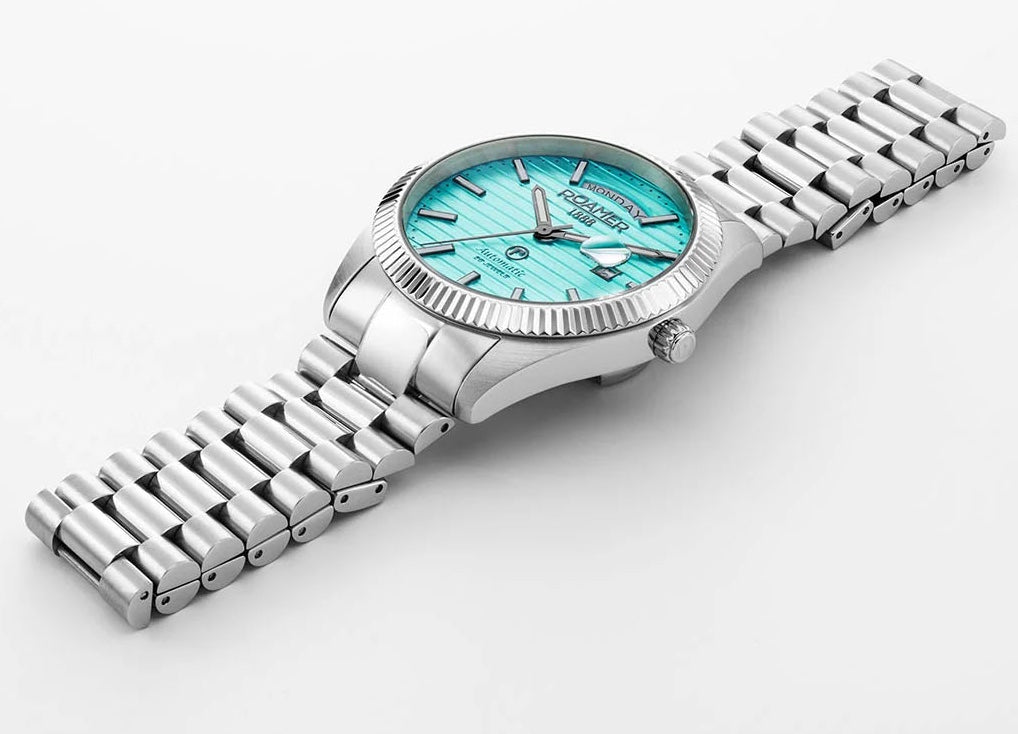 Roamer Primeline Day Date II Marine Blue Watch 981666 41 05 50 Image 2