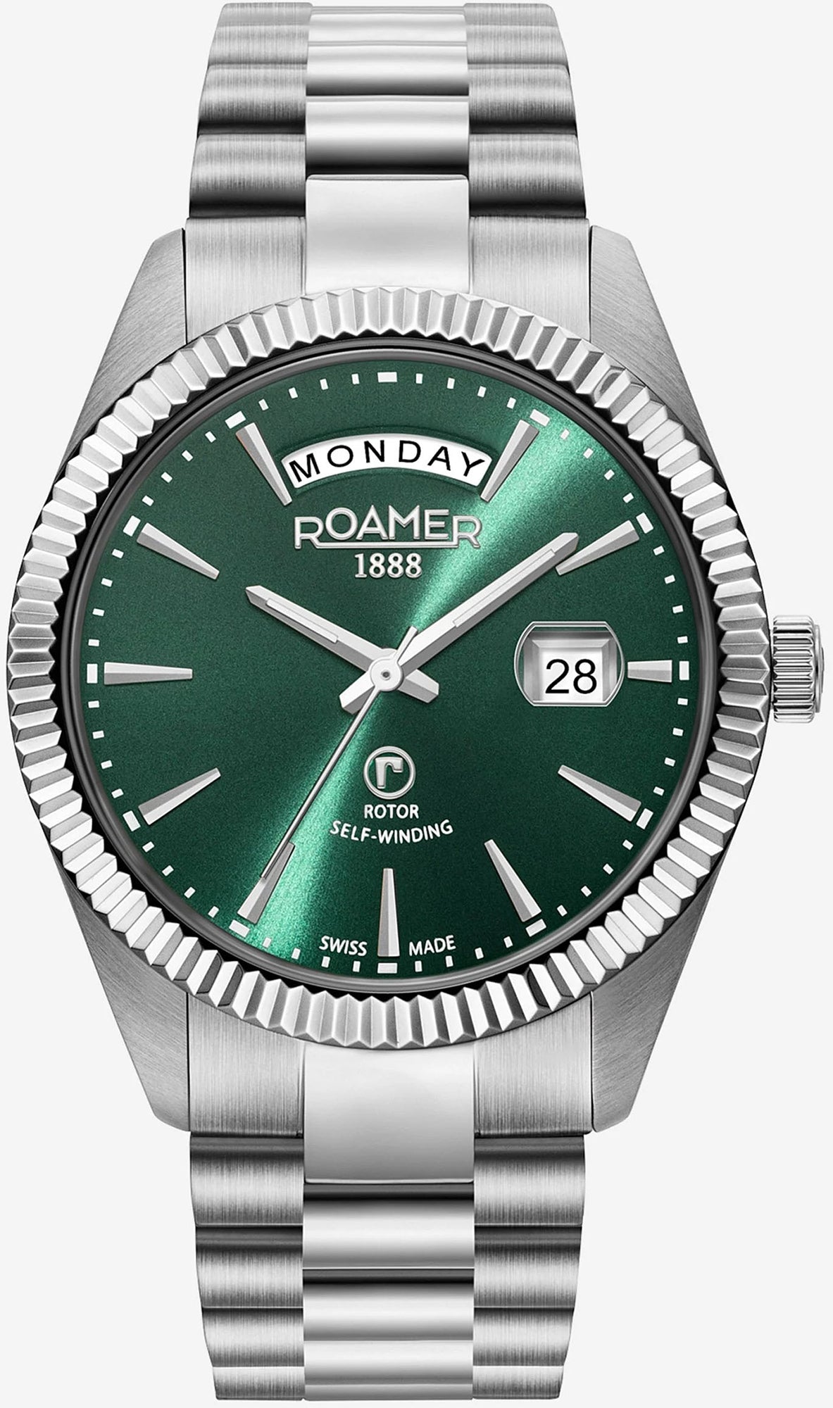 Roamer Primeline Day Date Watch 981662 41 75 90 Image 1