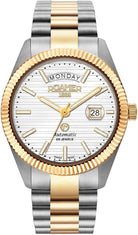 Roamer Primeline Daydate II White Watch 981666 47 25 50 Image 1
