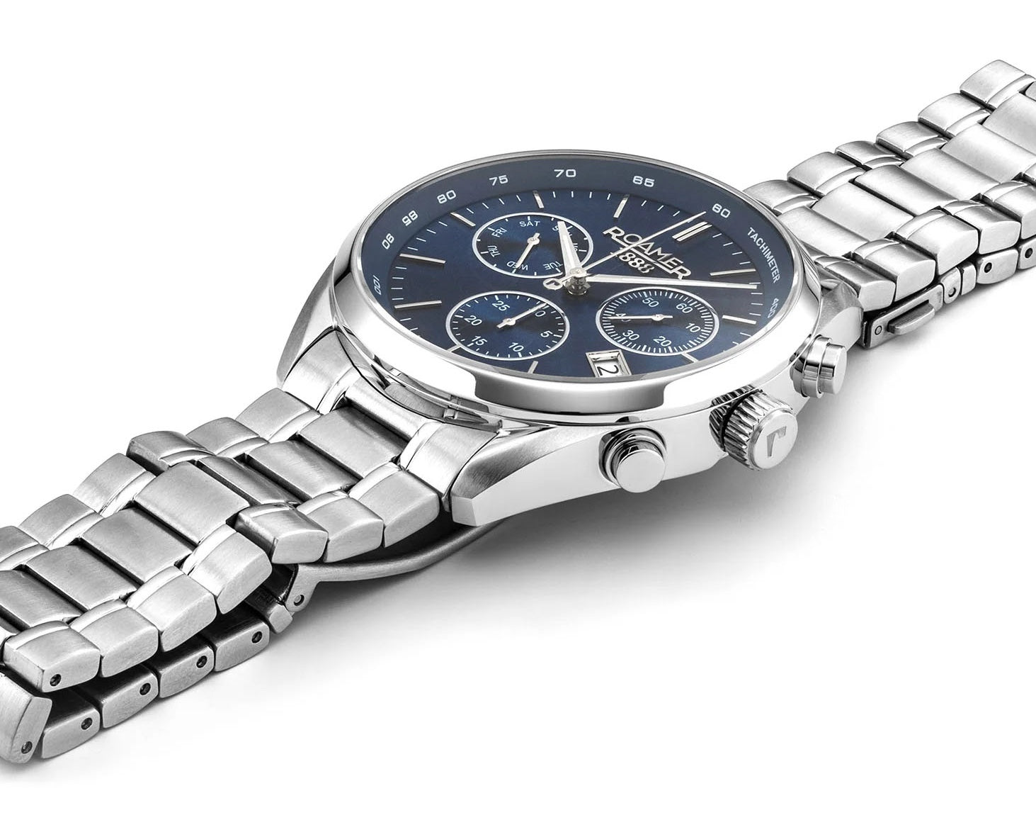 Roamer Pro Chrono Blue Watch 993819 41 45 20 Image 2