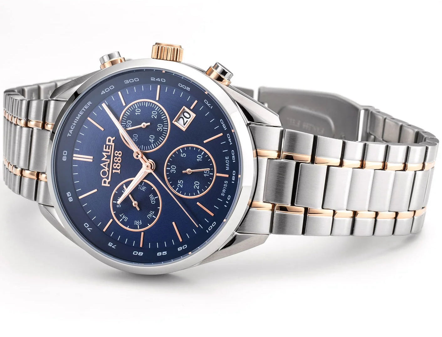 Roamer Pro Chrono Blue Watch 993819 47 45 20 Image 3