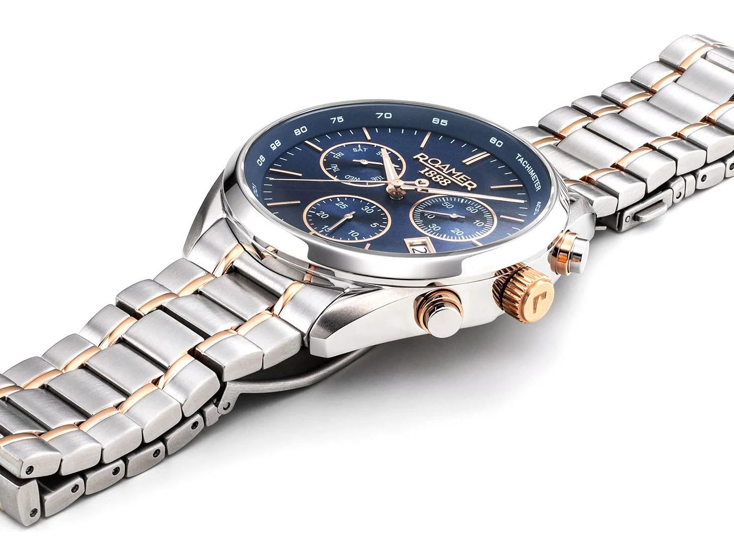 Roamer Pro Chrono Blue Watch 993819 47 45 20 Image 4