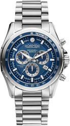 Roamer Rockshell Mark III Chrono Blue Watch 220837 41 45 20 Image 1
