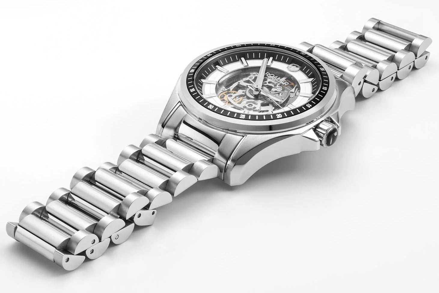 Roamer Rockshell Mark III Skeleton Black Watch 220984 41 55 20 Image 2