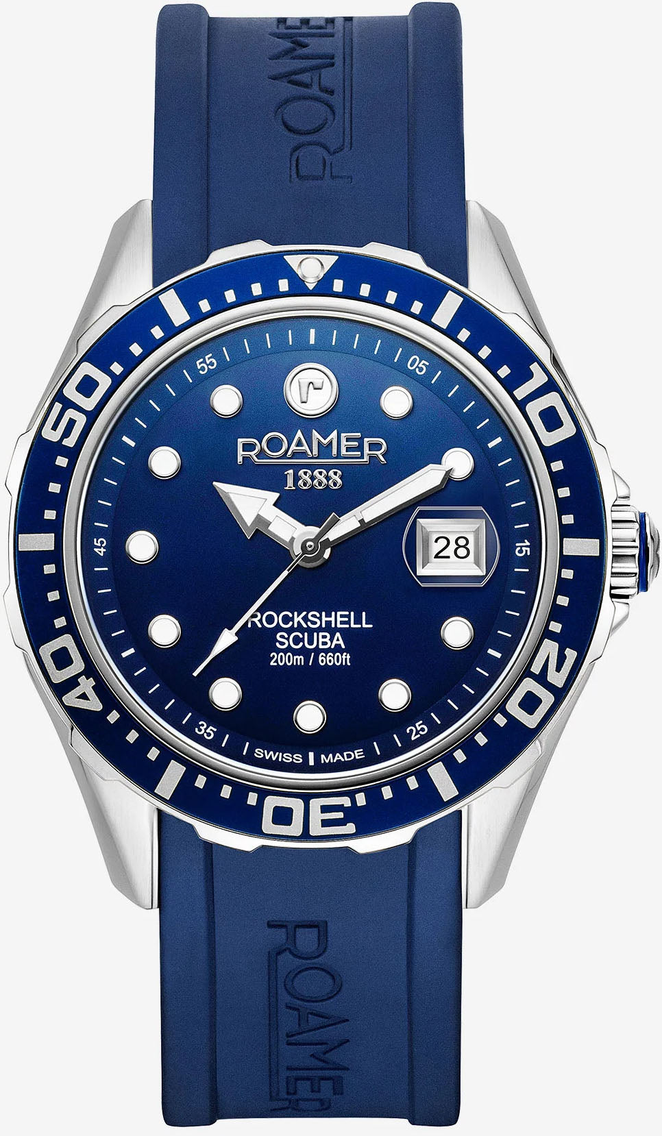 Roamer Rockshell Scuba Rubber Watch 867833 41 45 02 Image 1