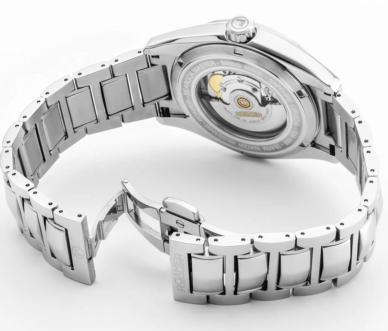 Roamer Searock Master Green Watch 984985 41 75 20 Image 4