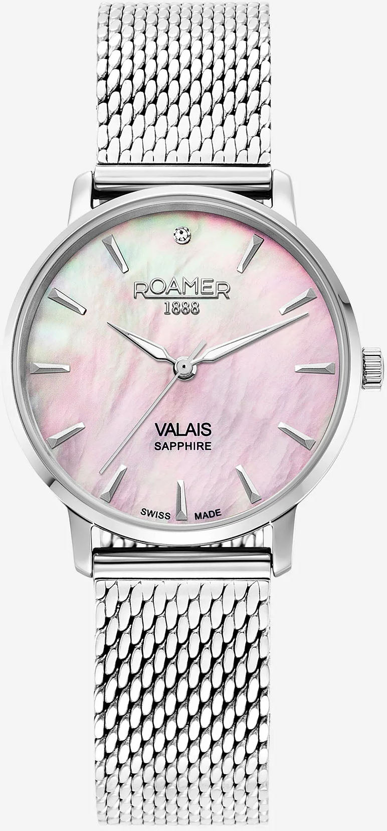 Roamer Valais Pink MOP Ladies Watch 989847 41 10 05 Image 1