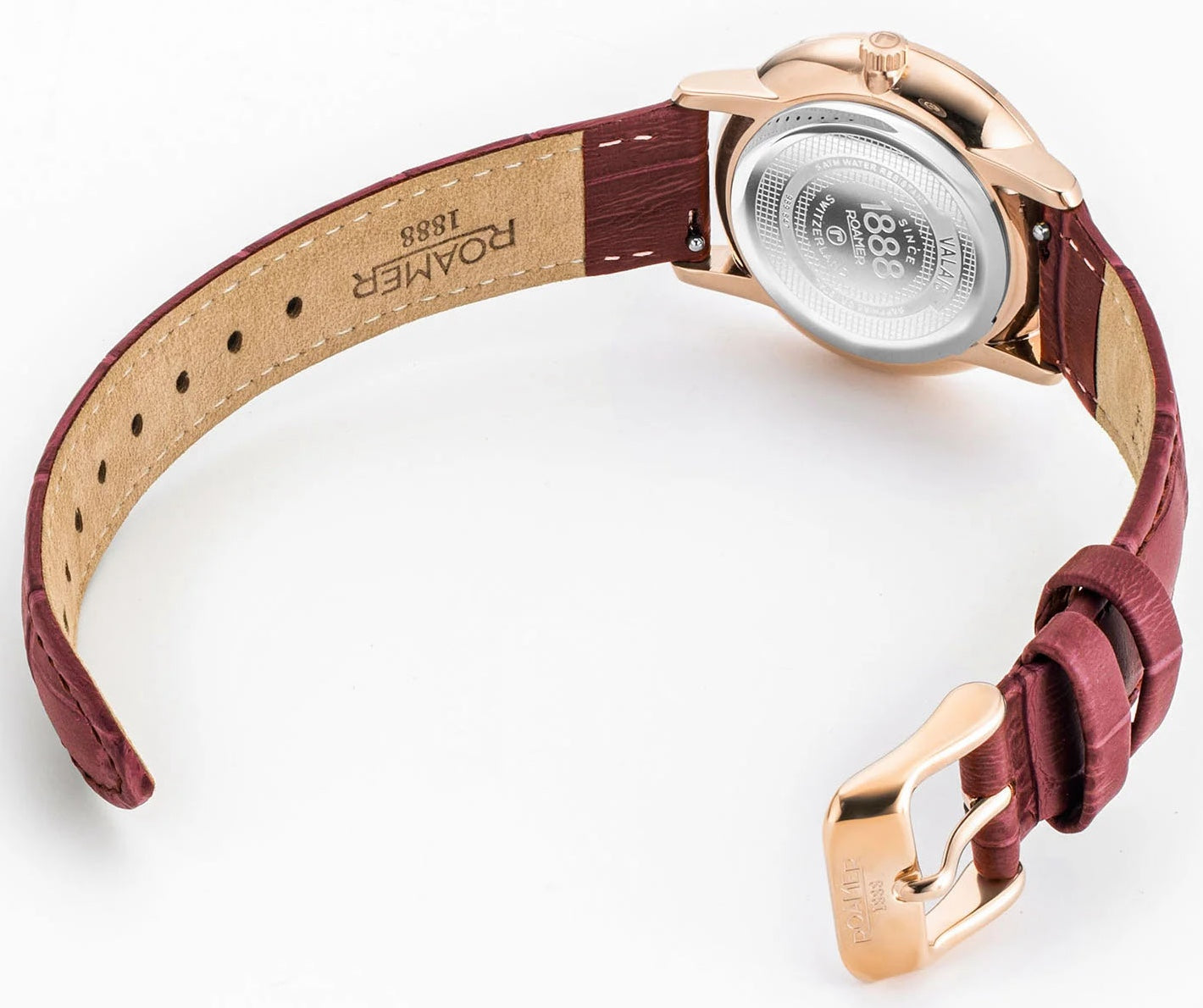 Roamer Valais Red MOP Ladies Watch 989847 46 60 05 Image 7