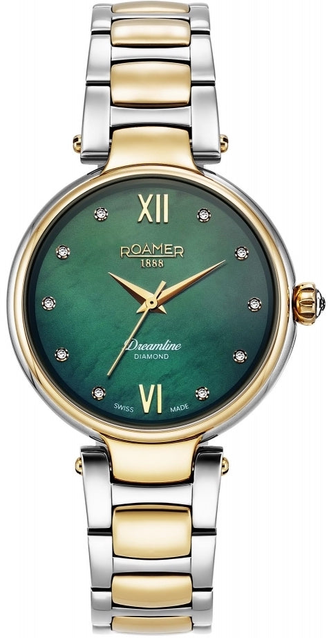 Roamer Watch Dreamline Green MOP Diamond 857847 47 79 50 Image 1