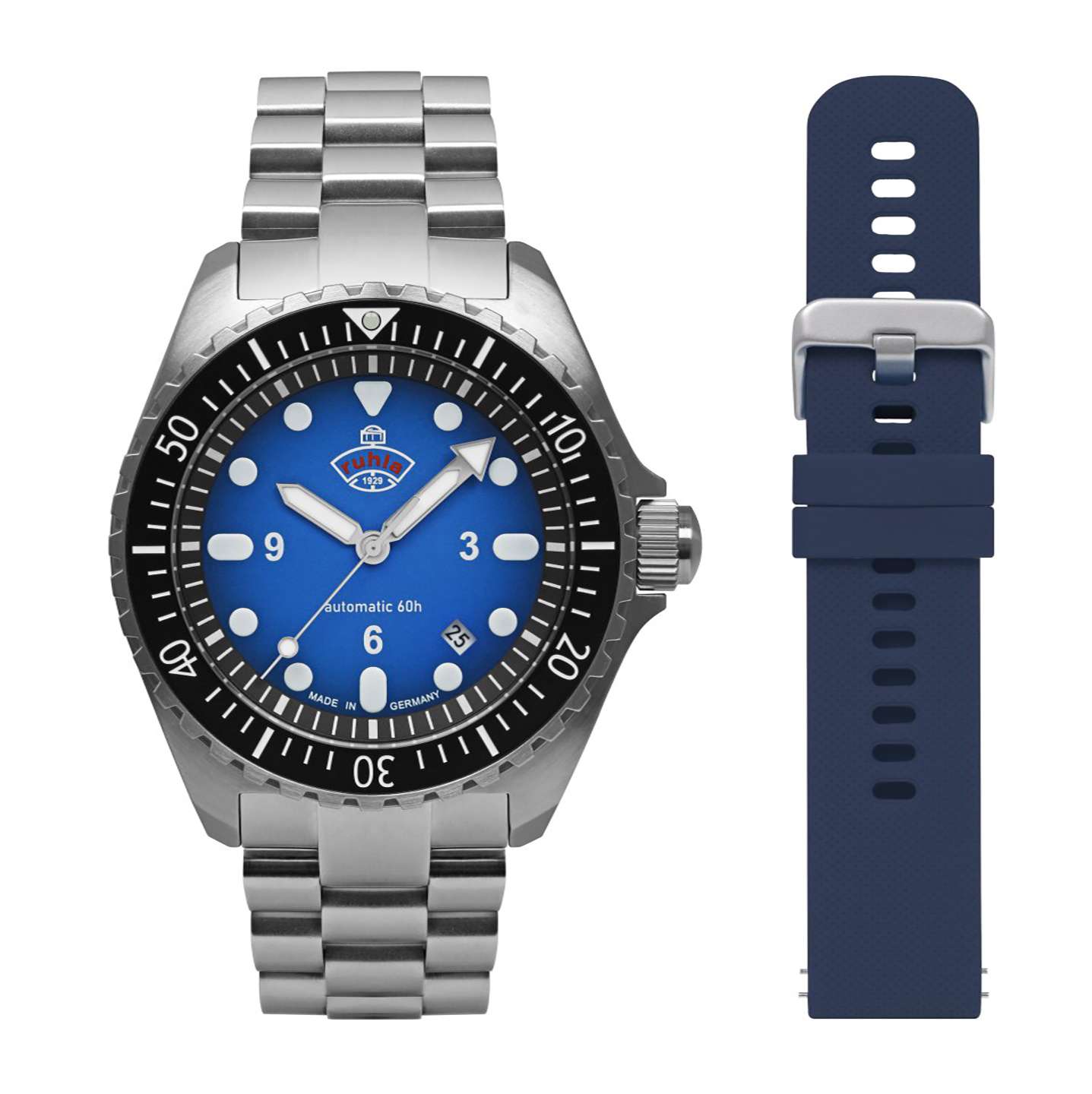 Ruhla 1929 NVA Kommando Minentaucher Watch 4960M3_set Image 1