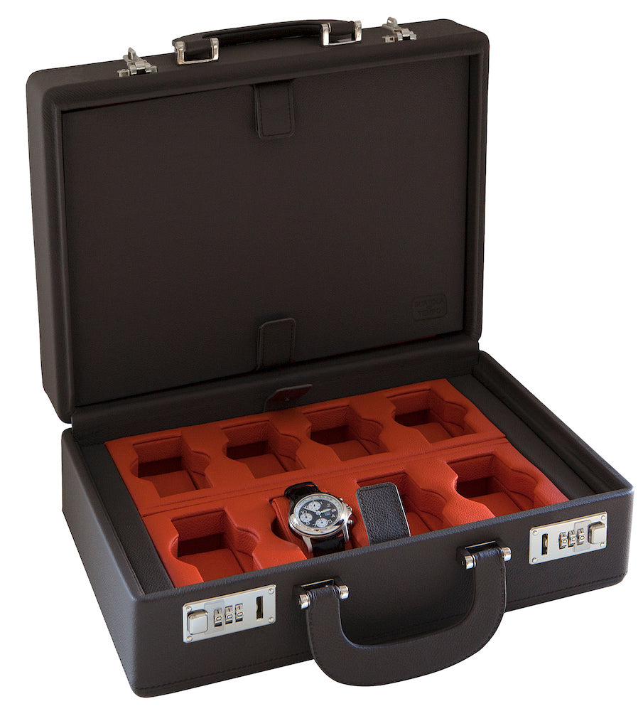 Scatola del Tempo Watch Case Valigetta 16 Grey Orange 05011 Grey Orange Image 2