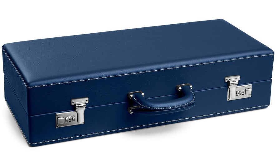 Scatola del Tempo Watch Case Valigetta 32 Blue Off White 05010.BLWSIL Image 3
