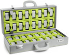 Scatola del Tempo Watch Case Valigetta 32 Grey Green 05010.GGRSIL Image 1