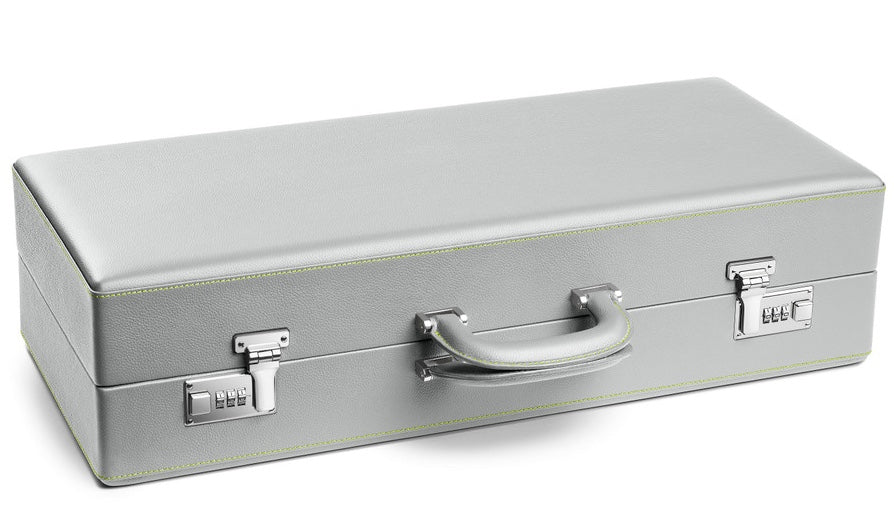 Scatola del Tempo Watch Case Valigetta 32 Grey Green 05010.GGRSIL Image 3
