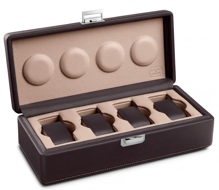 Scatola del Tempo Watch Case Valigetta 4 Bi Colour 05002.MCSIL Image 1