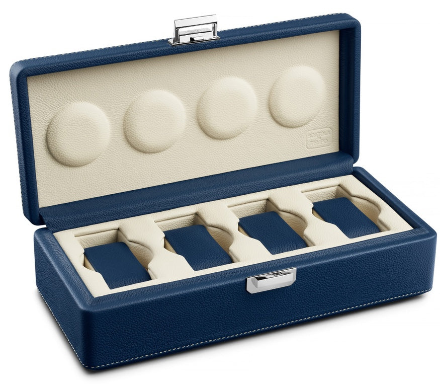 Scatola del Tempo Watch Case Valigetta 4 Blue Off White 05002.BLWSIL Image 1