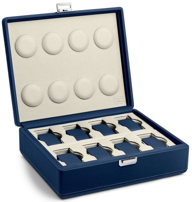 Scatola del Tempo Watch Case Valigetta 8 Blue Off White 05017.BLWSIL Image 1