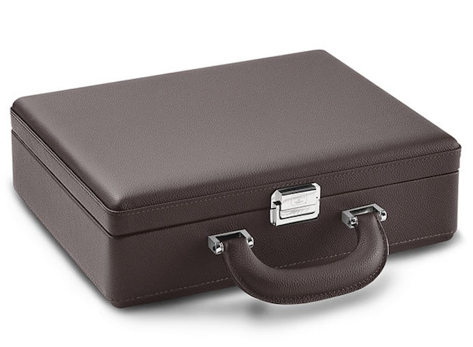 Scatola del Tempo Watch Case Valigetta 8 Handle Chocolate 05013.MSIL Image 2