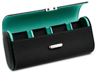 Scatola del Tempo Watch Case Viaggio Pochette Black Blue Tiffany 04064.BBLSIL Image 1