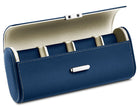 Scatola del Tempo Watch Case Viaggio Pochette Blue Off White 04064.BLWSIL Image 1