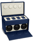Scatola del Tempo Watch Winder 7RT Blue Off White 02069.BLWSIL Image 3