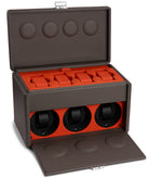 Scatola del Tempo Watch Winder 7RT Grey Orange 02069 Grey Orange Image 1