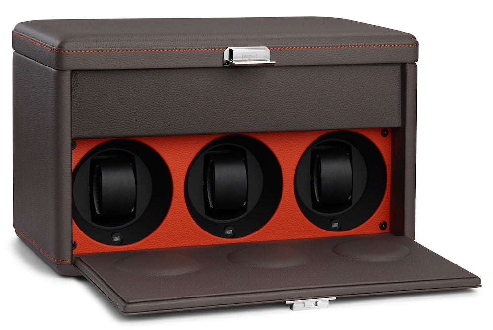 Scatola del Tempo Watch Winder 7RT Grey Orange 02069 Grey Orange Image 2