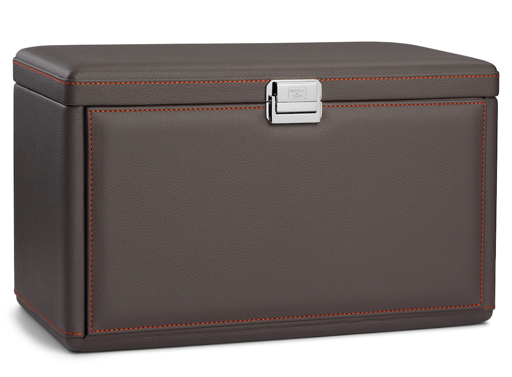 Scatola del Tempo Watch Winder 7RT Grey Orange 02069 Grey Orange Image 3