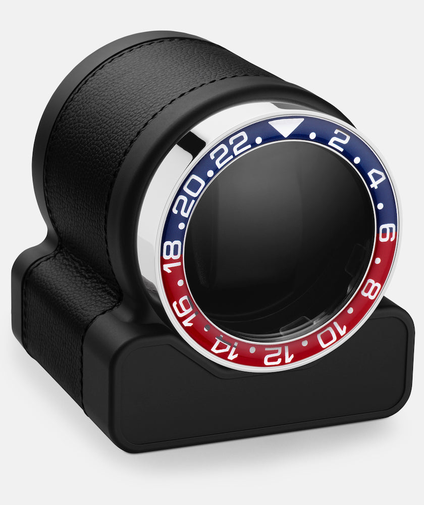 Scatola del Tempo Watch Winder Rotor One Black Pepsi Bezel 03008.BSIL 03015.GHPEP Image 1