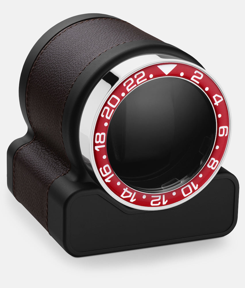 Scatola del Tempo Watch Winder Rotor One Chocolate Red Bezel 03008.MSIL 03015.GHR Image 1