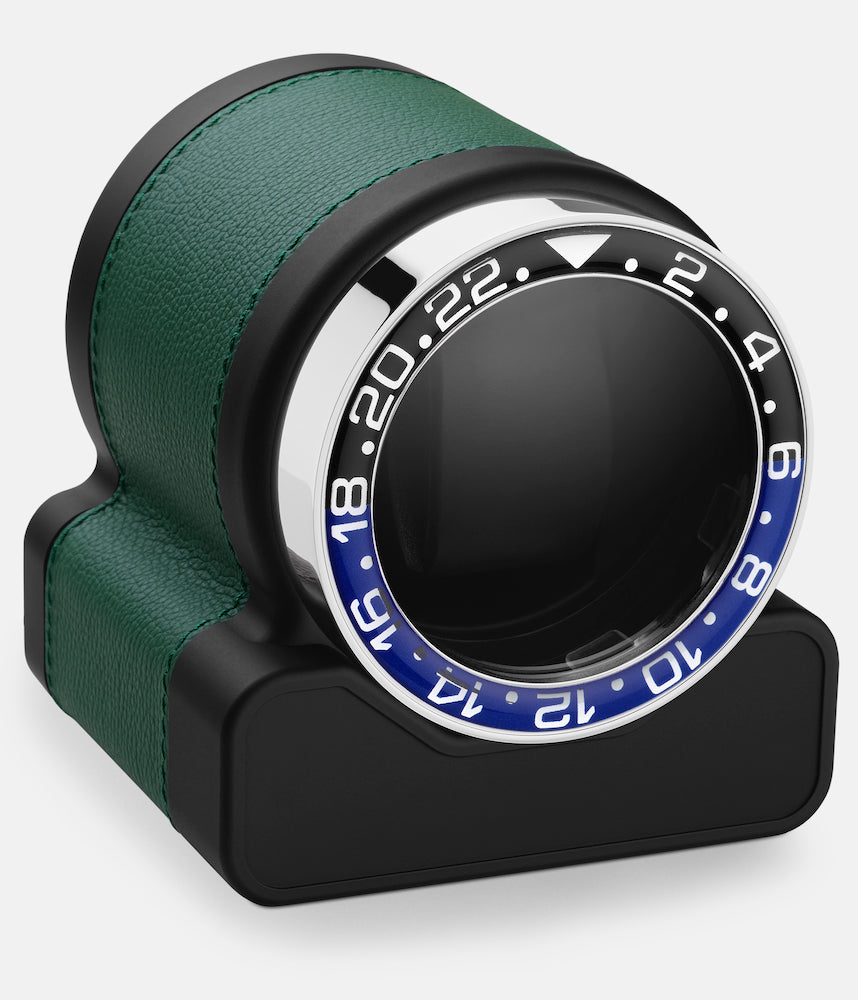 Scatola del Tempo Watch Winder Rotor One Green Batman Bezel 03008.VSIL 03015.GHBAT Image 1