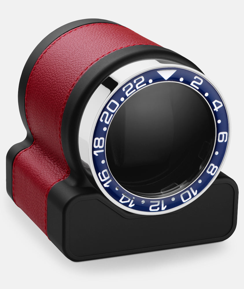 Scatola del Tempo Watch Winder Rotor One Red Blue Bezel 03008.REDSIL 03015.GHB Image 1