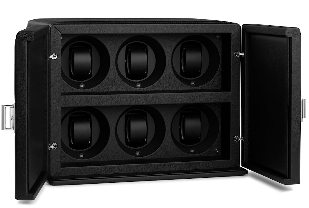 Scatola del Tempo Watch Winder Rotore 9 Black 02072 Black Image 1