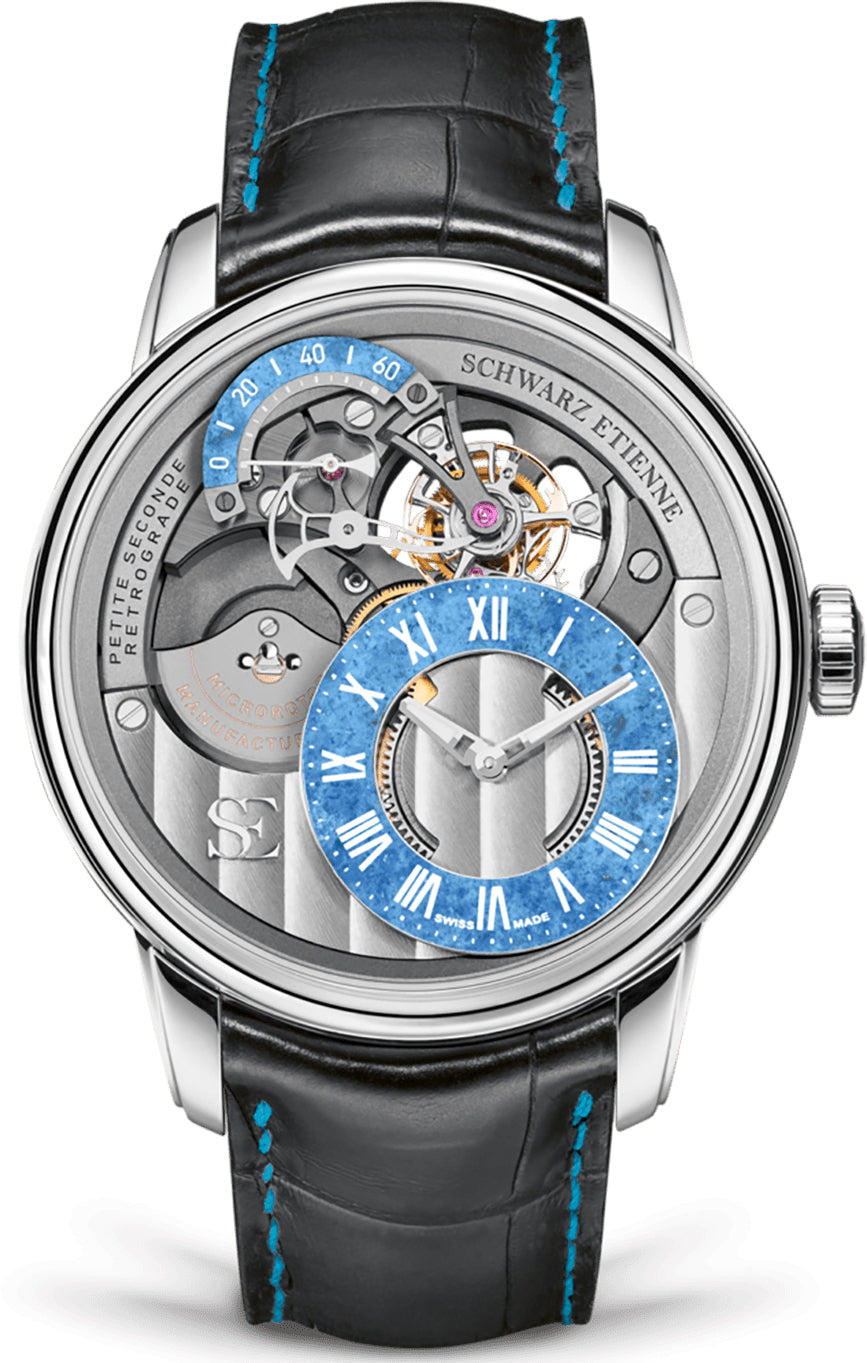 Schwarz Etienne La Chaux De Fonds Tourbillon Retrograde Small Second Watch WCF22TSE03SS01AA Image 1