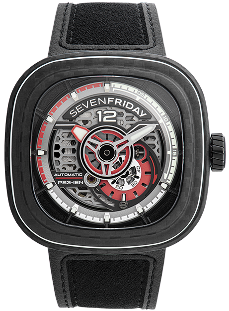 SevenFriday PS3/02 Carbon Ruby Limited Edition PS3/02 Image 1