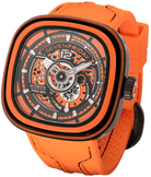 SevenFriday PS3/03 Chromatic Carbon Orange Watch SF-PS3/03 CCO Image 1